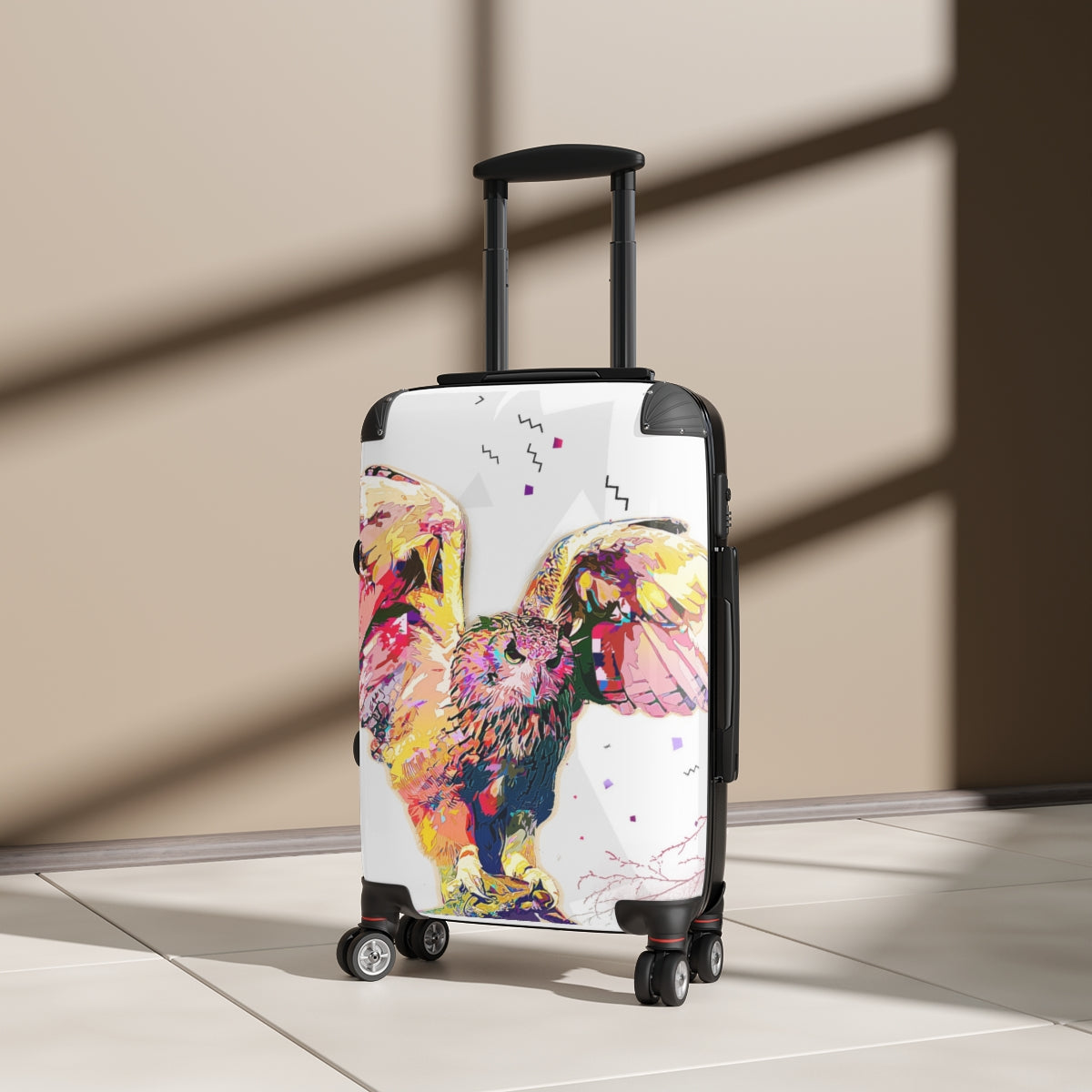 CARRY-LUGGAGE SET, EAGLE ARTWORK, LUGGAGE FOR BIRD LOVERS, HUNTERS