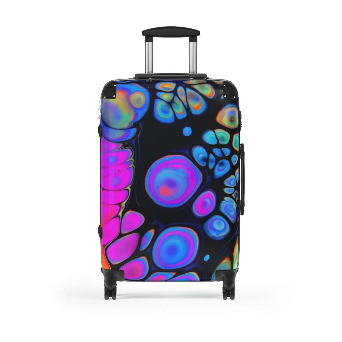 CARRY-ON LUGGAGE ABSTRACT ART SUITCASES BY ARTZIRA, ARTISTIC DESIGNS, DOUBLE WHEELED SPINNER