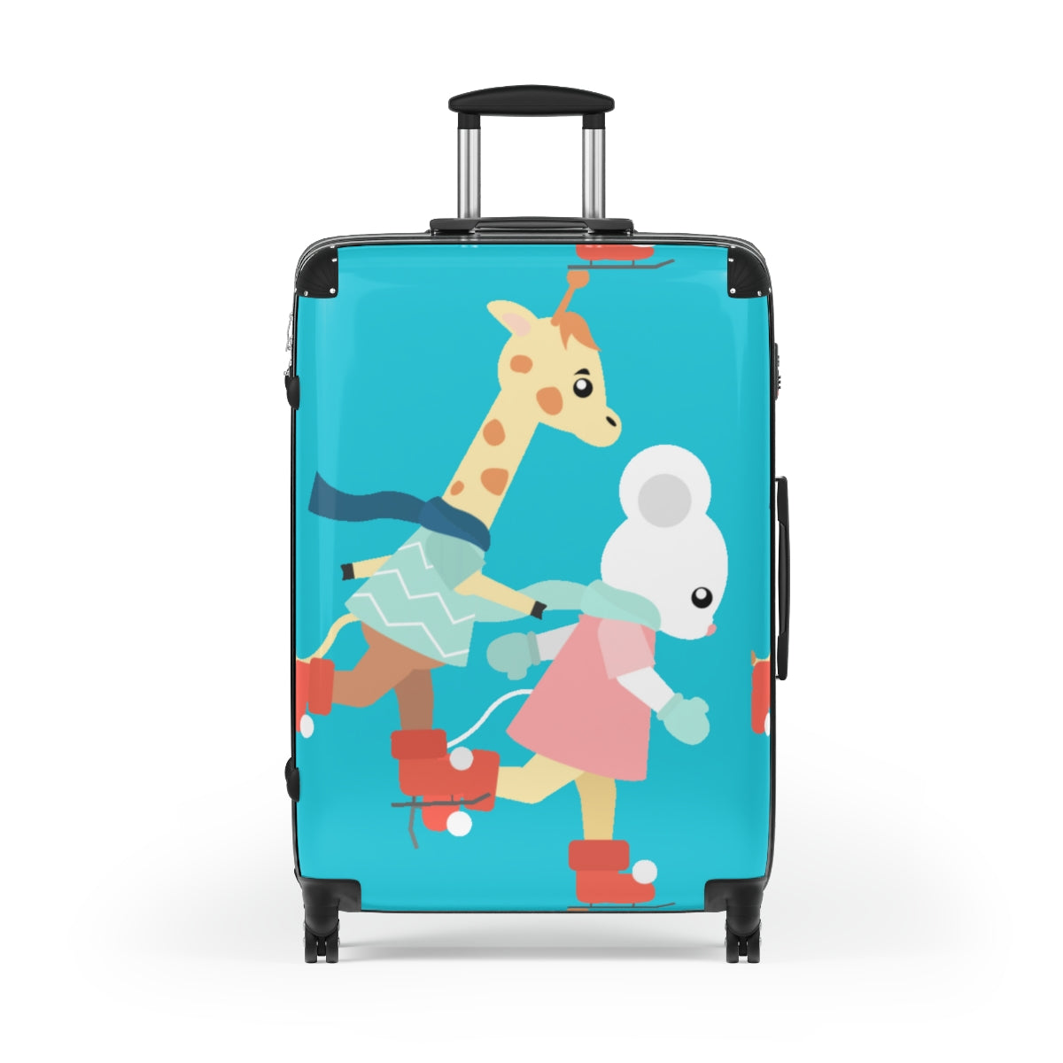 CARRY-ON FOR KIDS TEENS, CABIN SUITCASES  FOR SKATERS, SPORTSMEN, STUDENTS. LUGGAGE BY ARTZIRA, HOLIDAY BAGS, ARTISTIC DESIGNS, DOUBLE WHEELED SPINNER