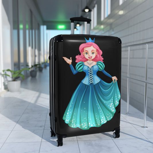 DISNEY PRINCESS SUITCASES LUGGAGE by Artzira, for Girls, All Sizes, Artistic Designs, Double Wheeled Spinner