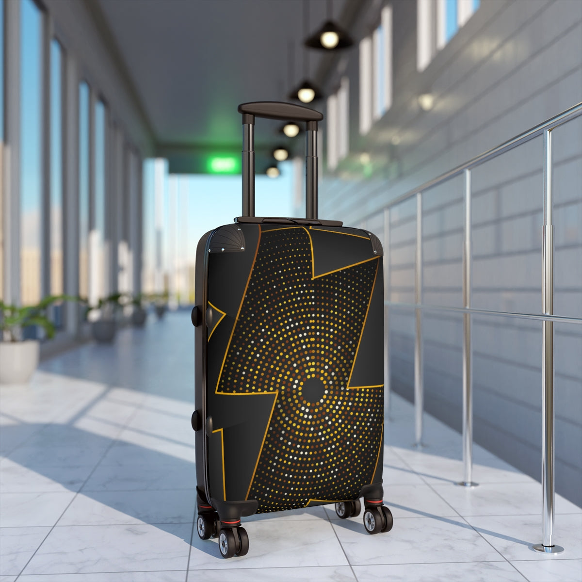 CARRY-ON LUGGAGE WITH WHEELS | Luxury | Artzira | Cabin Suitcases | Trolly Travel Bags | 4 Wheeled Spinners | Personalized