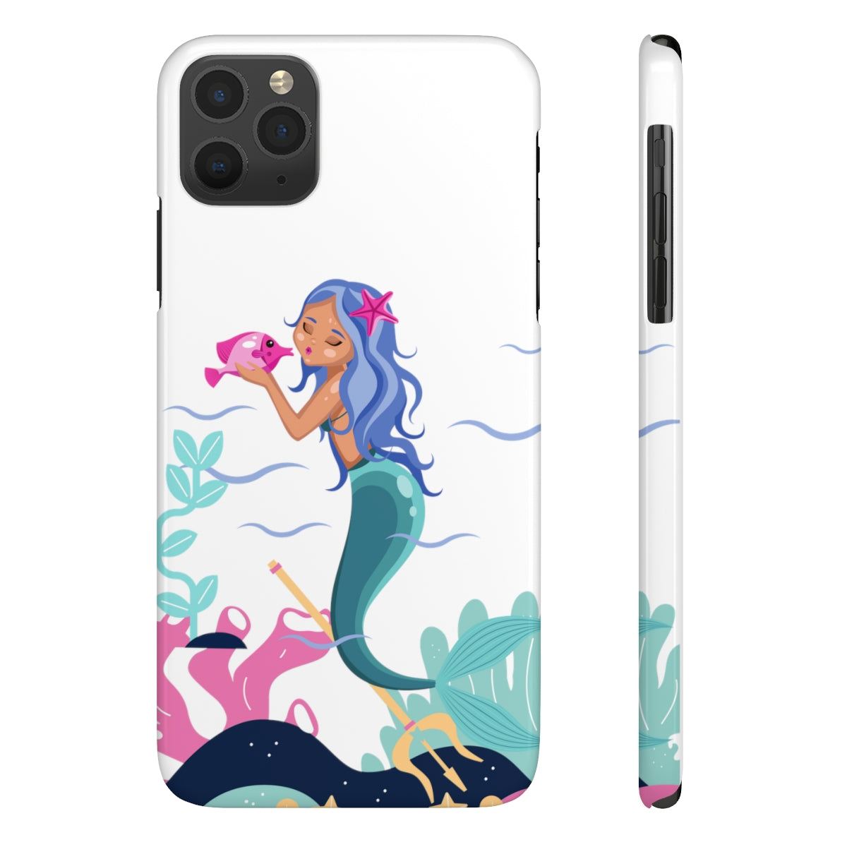 MERMAID SLIM PHONE CASE FOR I PHONE 14 AND ALL OTHERS AND SAMSUNG, KIDS I PHONE CASE, TEENS AND GIRLS PHONE CASES