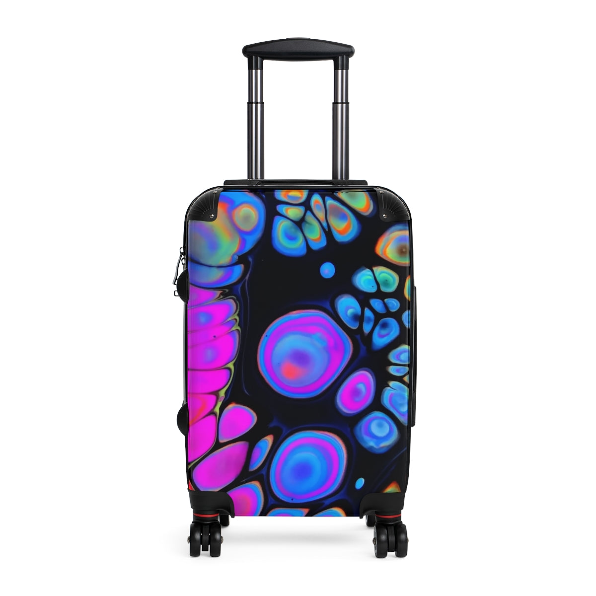 CARRY-ON LUGGAGE ABSTRACT ART SUITCASES BY ARTZIRA, ARTISTIC DESIGNS, DOUBLE WHEELED SPINNER