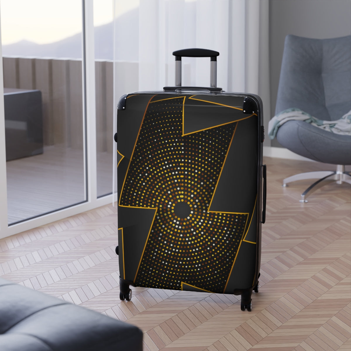 CARRY-ON LUGGAGE WITH WHEELS | Luxury | Artzira | Cabin Suitcases | Trolly Travel Bags | 4 Wheeled Spinners | Personalized