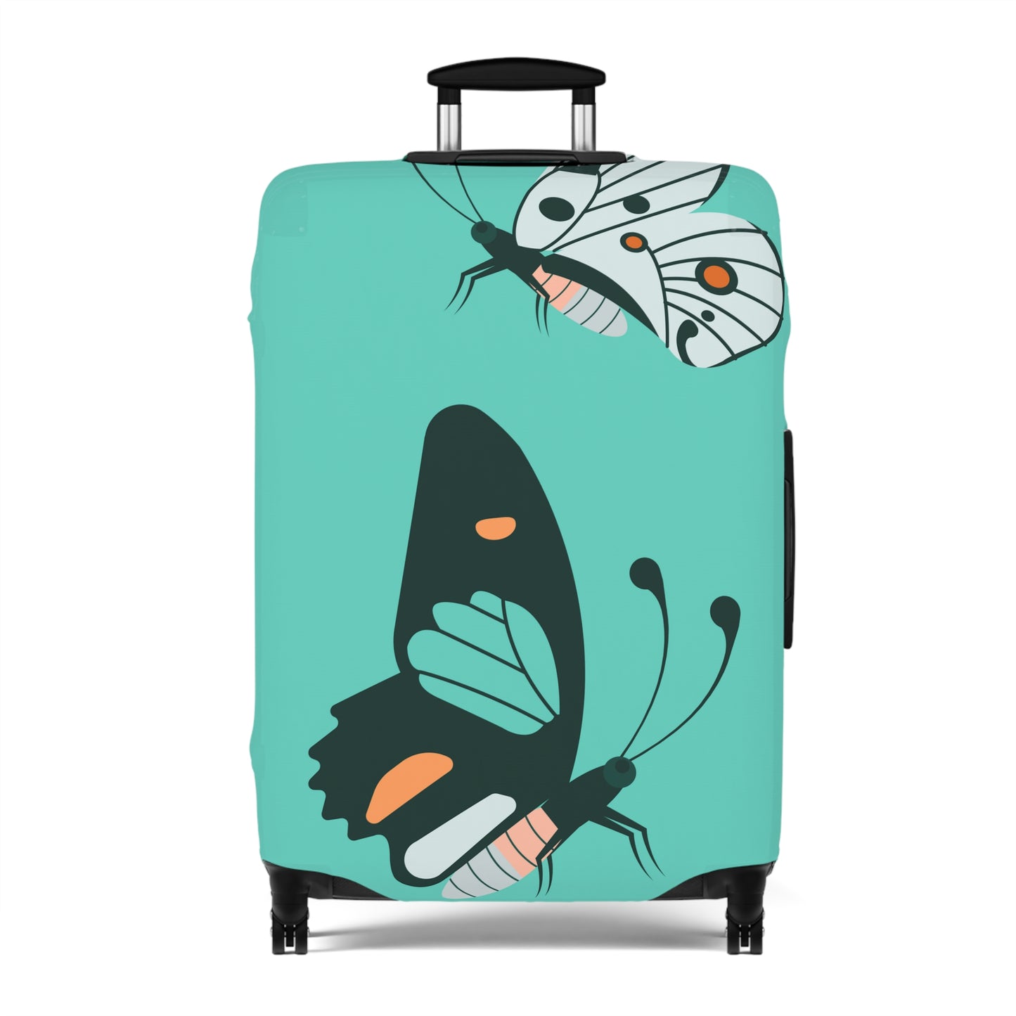 Luggage Cover, Teal Butterfly Luggage Cover in 3 Sizes