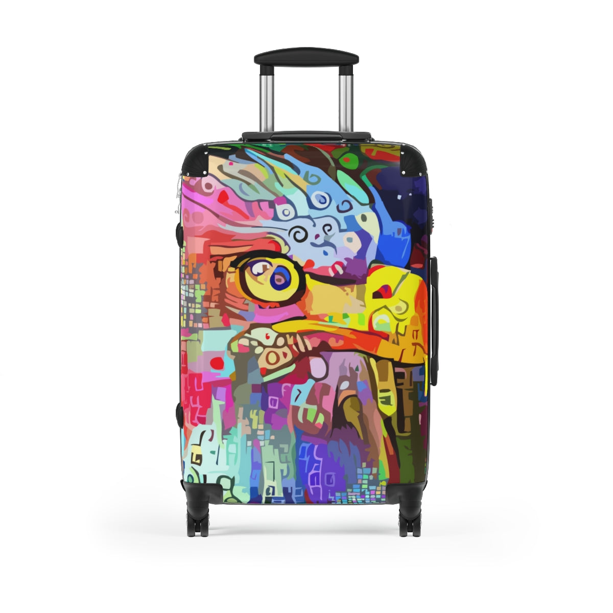 CARRY-LUGGAGE SET, EAGLE ARTWORK SUITCASES, LUGGAGE FOR BIRD LOVERS, HUNTERS AND ARTISTS