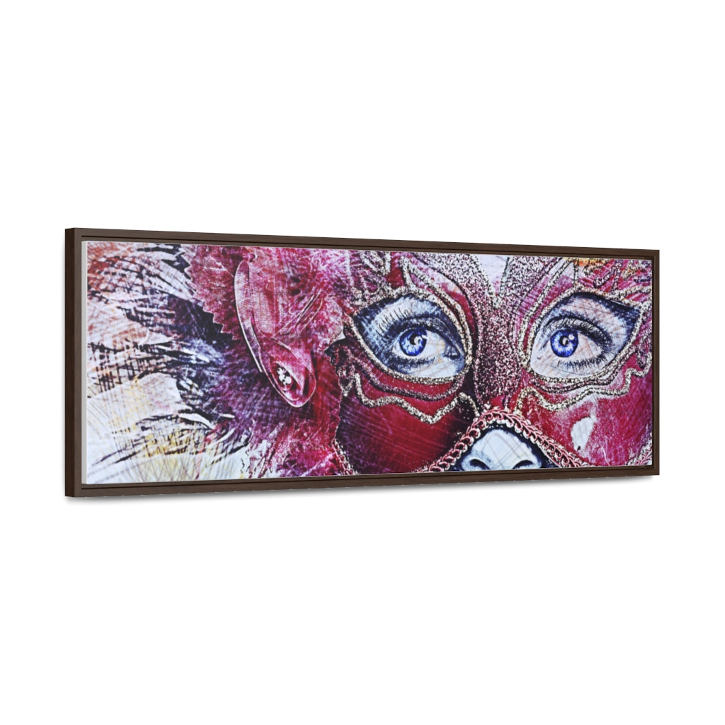 Lady Gaga Masked Eye Sketch Canvas Print