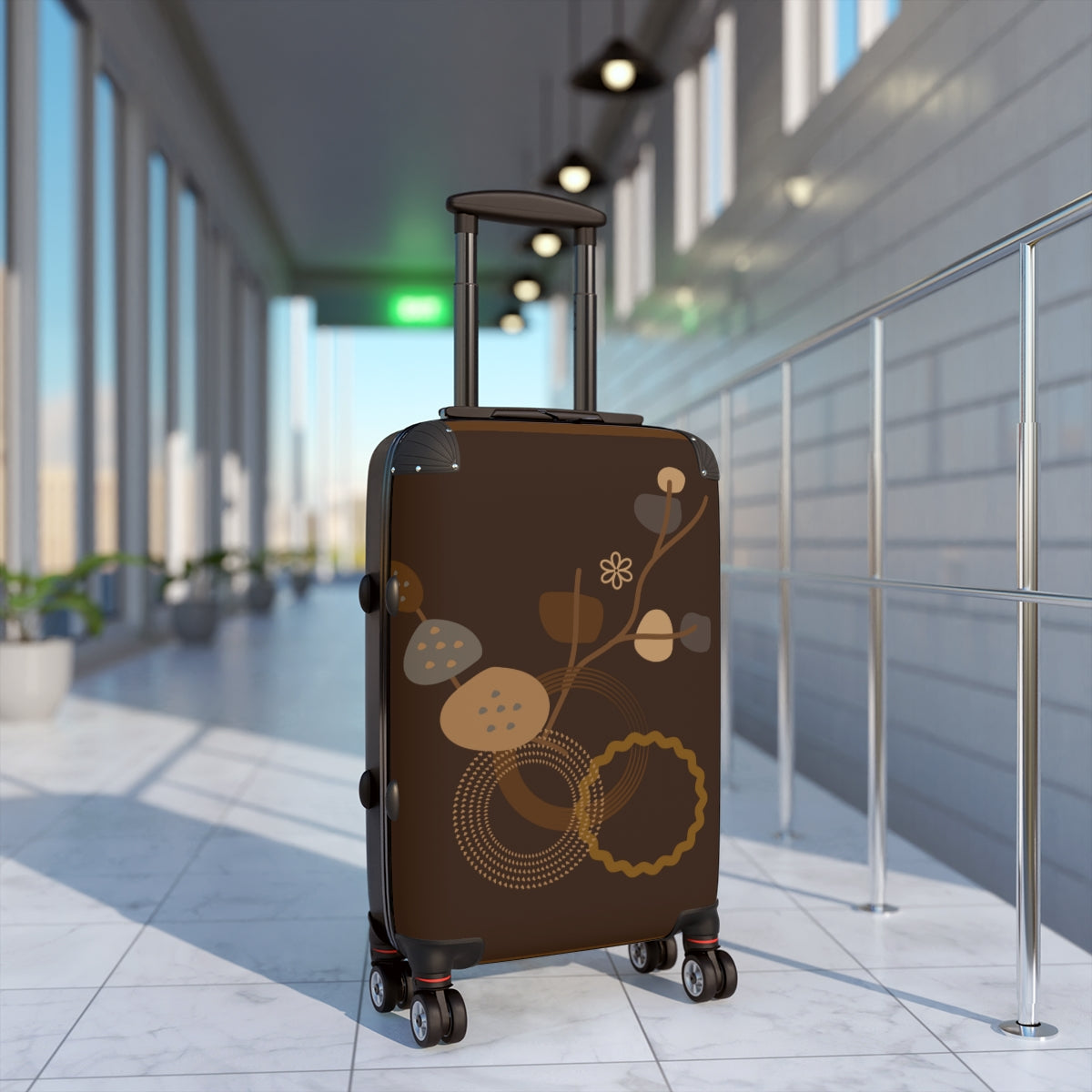 MODERN ART SUITCASES, BEST CARRY-ON, SPINNER, DOUBLE WHEELED